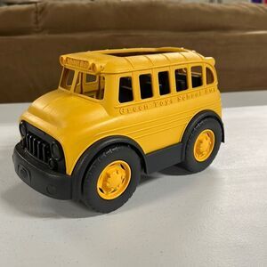Green Toys Yellow School Bus plastic kids toy